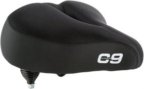 img 2 attached to 🚲 Cloud-9 Cruiser Select Saddle: Comfortable 10.5" x 10.75" Black Lycra Top