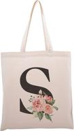 🌸 customized flower initial tote bag for bachelorette party #1 logo