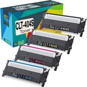 img 4 attached to 🖨️ Замена совместимого картриджа Do it Wiser для принтера Samsung CLT-404S (4 штуки) - идеально подходит для принтеров C480FW C430W!