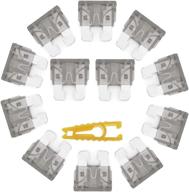 🔌 60 pack 2 amp atc fuse set with fuse puller - standard size 2a blade style fuses for automotive car truck boat logo