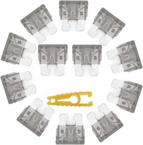 img 3 attached to 🔌 60 Pack 2 Amp ATC Fuse Set with Fuse Puller - Standard Size 2A Blade Style Fuses for Automotive Car Truck Boat