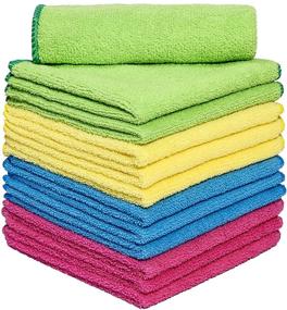 img 2 attached to Microfiber Cleaning Washable Absorbent Assorted Household Supplies