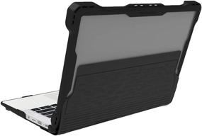 img 4 attached to MAXCases Extreme Shell S Chromebook Black Laptop Accessories