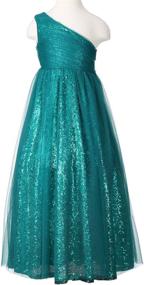 img 2 attached to ✨ Sparkling Rose Sequins: Delightful Pageant Attire for Girls