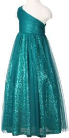 img 1 attached to ✨ Sparkling Rose Sequins: Delightful Pageant Attire for Girls