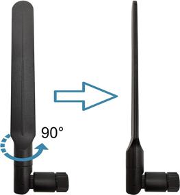 img 3 attached to 📡 High Gain 9dBi 4G LTE Antenna 698-2700MHz Omni-Directional Universal Wideband Paddle Antenna with SMA Male Connector for Router, Mobile Hotspot, and Wireless Home Phone
