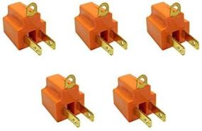 img 3 attached to eDragon Polarized 3 Prong to 2 Prong Grounding Converter for AC Outlet, 5 Pack (ED71583): Enhance Safety and Compatibility in Your Electrical System