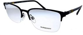 img 3 attached to Burberry BE1323 Eyeglasses Black Rubber