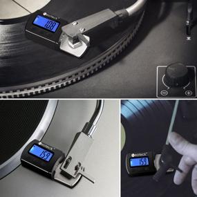 img 3 attached to 🎛️ Neoteck Digital Turntable Stylus Force Scale Gauge - Accurate 0.01g/5.00g Blue LCD Backlight - Ideal for Tonearm Phono Cartridge-Jet Black