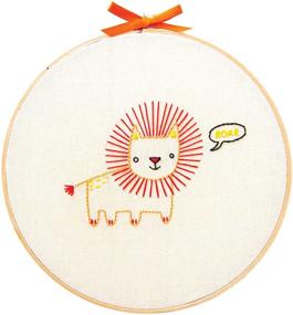 img 2 attached to Penguin Fish Embroidery Stitched Floss Lion