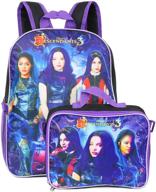 versatile descendants girls backpack with detachable lunch: the perfect all-in-one accessory! логотип