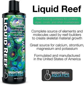 img 2 attached to Boost Your Reef's Health with Brightwell Aquatics Liquid Reef - Ultimate Concentrated Reef Builder for Vibrant Coralline Algae, Lively Corals, Clams & Other Marine Invertebrates