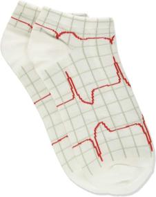 img 1 attached to 🧦 Prestige Medical 377-hrb Nurse Heartbeat Socks, white