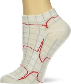 img 4 attached to 🧦 Prestige Medical 377-hrb Nurse Heartbeat Socks, white