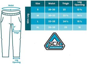 img 1 attached to SCR Workout Activewear Athletic Sweatpants Sports & Fitness in Running