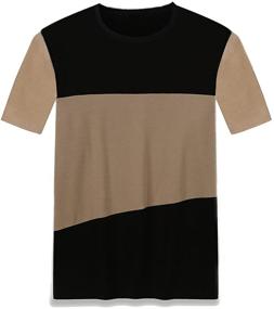 img 2 attached to FRTCV Stitching Athletic T Shirt DZTPJ01 Men's Clothing and T-Shirts & Tanks
