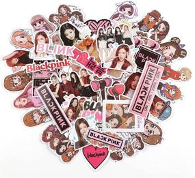 img 4 attached to Cute and Colorful Laptop Stickers for Hydro Flask, Water Bottles, Car, Bike, and More - Blackpink 65pcs