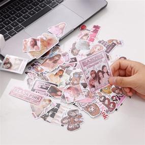 img 2 attached to Cute and Colorful Laptop Stickers for Hydro Flask, Water Bottles, Car, Bike, and More - Blackpink 65pcs