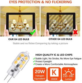 img 1 attached to High Performance KINDEEP Bi Pin Halogen Bulbs - 10 Pack: Long-lasting and Energy-efficient Lighting Solution