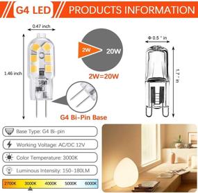 img 3 attached to High Performance KINDEEP Bi Pin Halogen Bulbs - 10 Pack: Long-lasting and Energy-efficient Lighting Solution