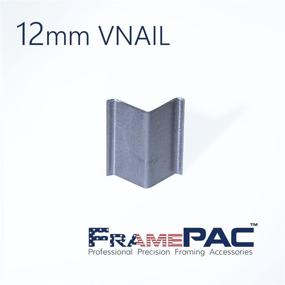 img 3 attached to 🔨 Ultra Strong V Nails for Hardwood Picture Frames - 12mm (1/2 Inch) - 400 V-Nail Pack - Joining Picture Frame Corners