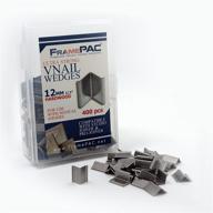 🔨 ultra strong v nails for hardwood picture frames - 12mm (1/2 inch) - 400 v-nail pack - joining picture frame corners logo