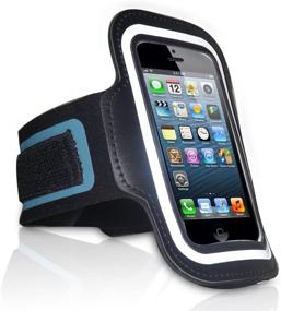 img 4 attached to 🏃 iPhone SE Armband: Best Fit Arm Band for Running, Cycling & Gym Workouts