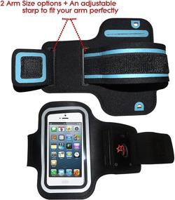 img 3 attached to 🏃 iPhone SE Armband: Best Fit Arm Band for Running, Cycling & Gym Workouts