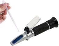 🐠 sungrow refractometer for aquarium salinity measurement - highly accurate, calibration tool included, promotes optimal plant and marine life health, user-friendly and readability enhanced logo