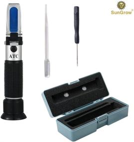 img 3 attached to 🐠 SunGrow Refractometer for Aquarium Salinity Measurement - Highly Accurate, Calibration Tool Included, Promotes Optimal Plant and Marine Life Health, User-Friendly and Readability Enhanced