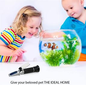 img 2 attached to 🐠 SunGrow Refractometer for Aquarium Salinity Measurement - Highly Accurate, Calibration Tool Included, Promotes Optimal Plant and Marine Life Health, User-Friendly and Readability Enhanced