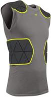 champro men's tri-flex football padded sleeveless compression shirt: optimal protection and comfort on the field logo