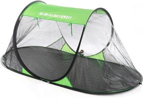 img 4 attached to 🏕️ SANSBUG 1-Person Pop-up Screen Tent with Tarp Floor