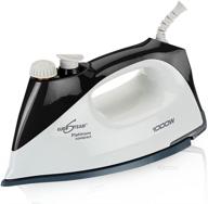 🔥 eurosteam iron steamer for clothes – anti-drip, scratch resistant professional iron – horizontal/vertical steam cleaner with enhanced seo logo