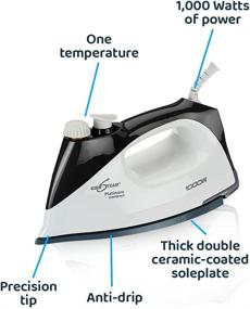 img 2 attached to 🔥 EuroSteam Iron Steamer for Clothes – Anti-Drip, Scratch Resistant Professional Iron – Horizontal/Vertical Steam Cleaner with Enhanced SEO