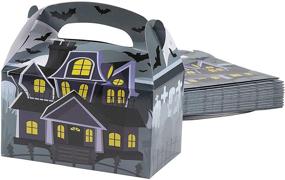 img 4 attached to 🎃 Halloween Party Favor Treat Boxes with Candy (Haunted House Theme, Pack of 24)