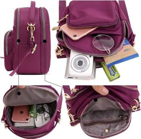 img 1 attached to Crossbody Travel Shoulder Smartphone Pockets Women's Handbags & Wallets in Crossbody Bags