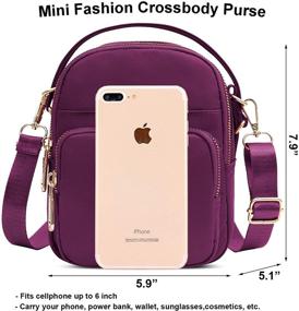 img 2 attached to Crossbody Travel Shoulder Smartphone Pockets Women's Handbags & Wallets in Crossbody Bags