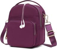 crossbody travel shoulder smartphone pockets women's handbags & wallets in crossbody bags logo