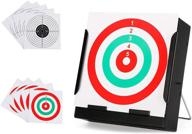 gearoz bb trap target set: paper targets & resetting metal silhouettes for pellet guns, airsoft, and bb guns logo