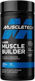 img 4 attached to 💪 MuscleTech Muscle Builder: Advanced Muscle Building Supplement for Men & Women with Nitric Oxide Booster - Enhances Strength, 400mg of Peak ATP, 30 Pills