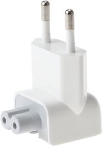 img 3 attached to 🔌 Конвертер удобной европейской вилки - путевое зарядное устройство-адаптер для Apple iBook MacBook - набор из 2, от WOVTE