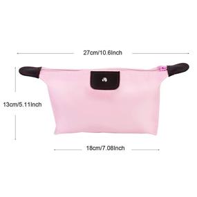 img 3 attached to 8 Pack Women's Cosmetic Toiletry Organizer Bags - Multifunctional Travel Makeup Pouches