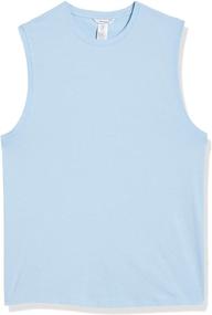 img 4 attached to 👕 Sleeveless Men's Shirts: Amazon Brand Velocity Cotton Clothing