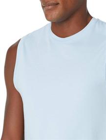 img 2 attached to 👕 Sleeveless Men's Shirts: Amazon Brand Velocity Cotton Clothing