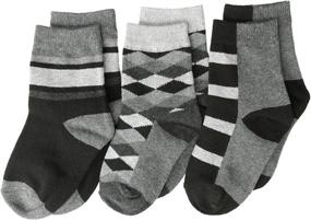 img 2 attached to Удобные и стильные: носки Jefferies для мальчиков "Argyle Stripe Crew" (упаковка из 3 пар)