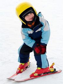 img 1 attached to Stretchy Outdoor Toddler Fleece Mittens - Essential Boys' Accessories for Cold Weather