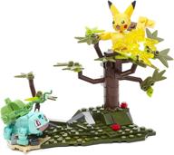 🧩 mega construx pokémon pikachu bulbasaur set: a dynamic duo for endless building fun! логотип