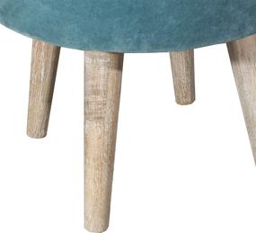 img 1 attached to Hillsdale Furniture Vanity Stool Teal