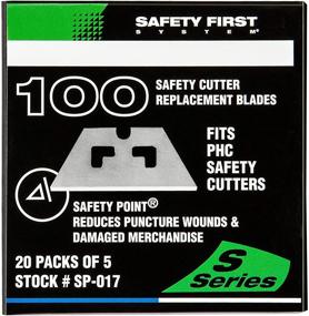 img 1 attached to 🔪 PHC SP017 Safety Point Blade Pack - Reduce Injuries, Cut Boxes, Cardboard, Tape & More!